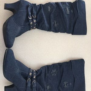 Jean boots size 7